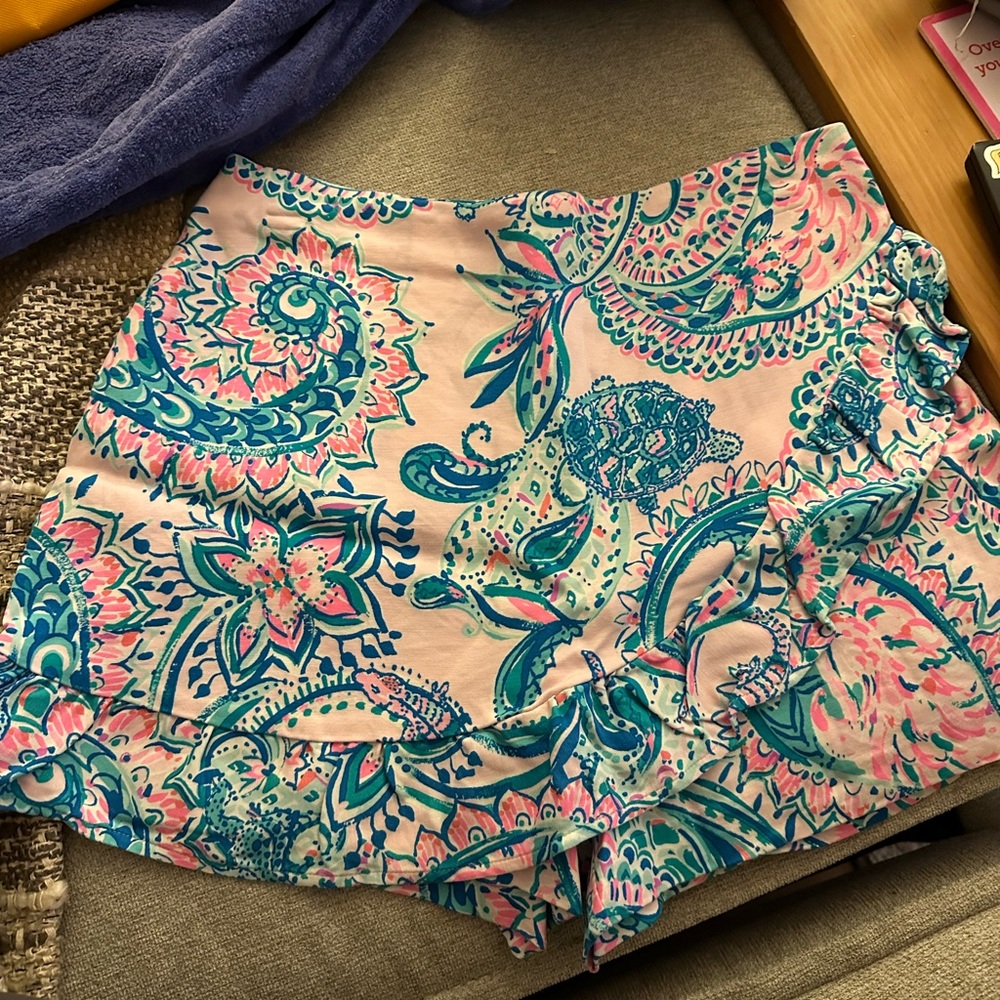 EUC Lilly Pulitzer Faye Skort size 4 pink tropics